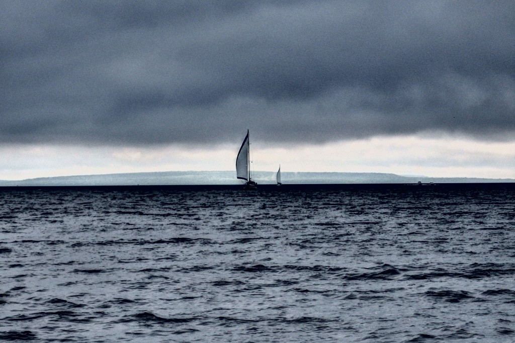 Sailboats from Methodist Point following us in.