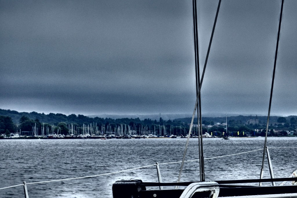 Coming into Penetang Harbour.