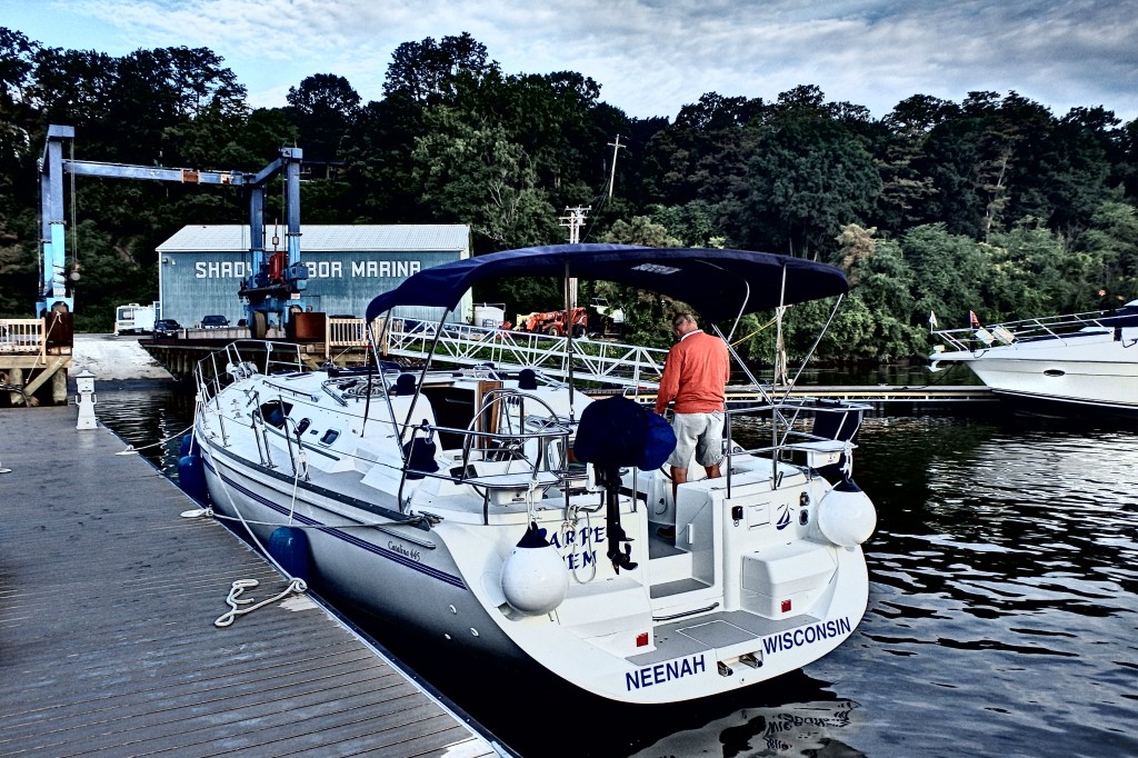 Dad getting things ready to roll.