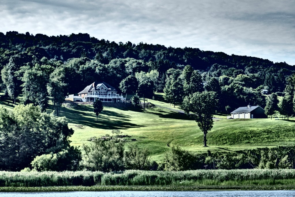 Beautiful estate overlooking the Hudson.